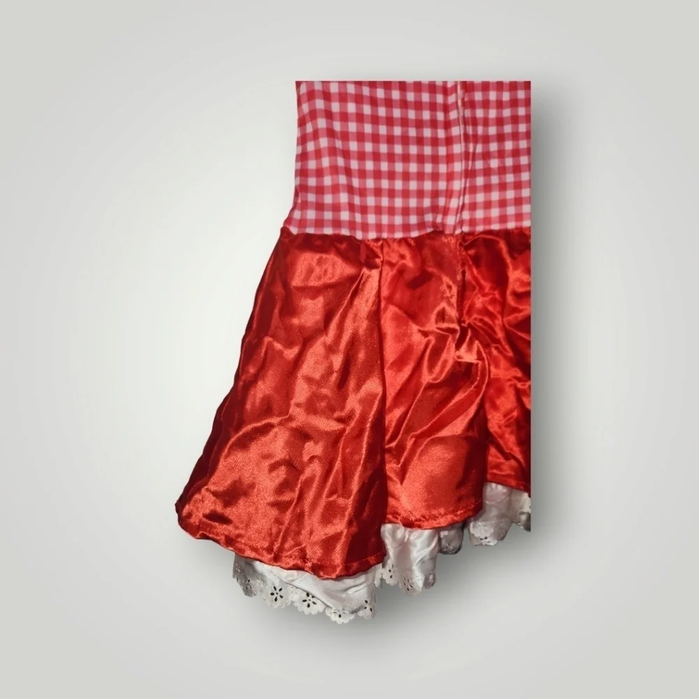 Little Lil’ Red Riding Hood Costume Dress Only Size 4-6 Girls